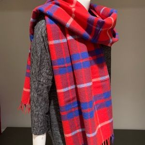 J. Crew NWT Plaid Blanket Scarf One Size
